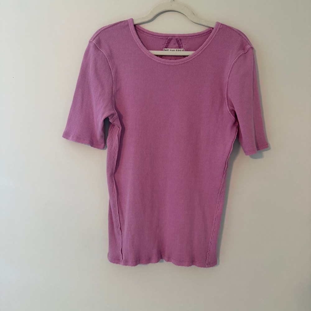 We The Free BUNDLE OF 2 Picture You T-Shirts Pink & White Women's Size L